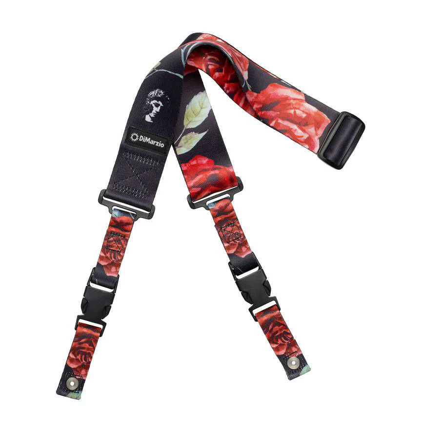 Dimarzio Polyphia Cliplock Strap - Floral Muse Black - Image 2