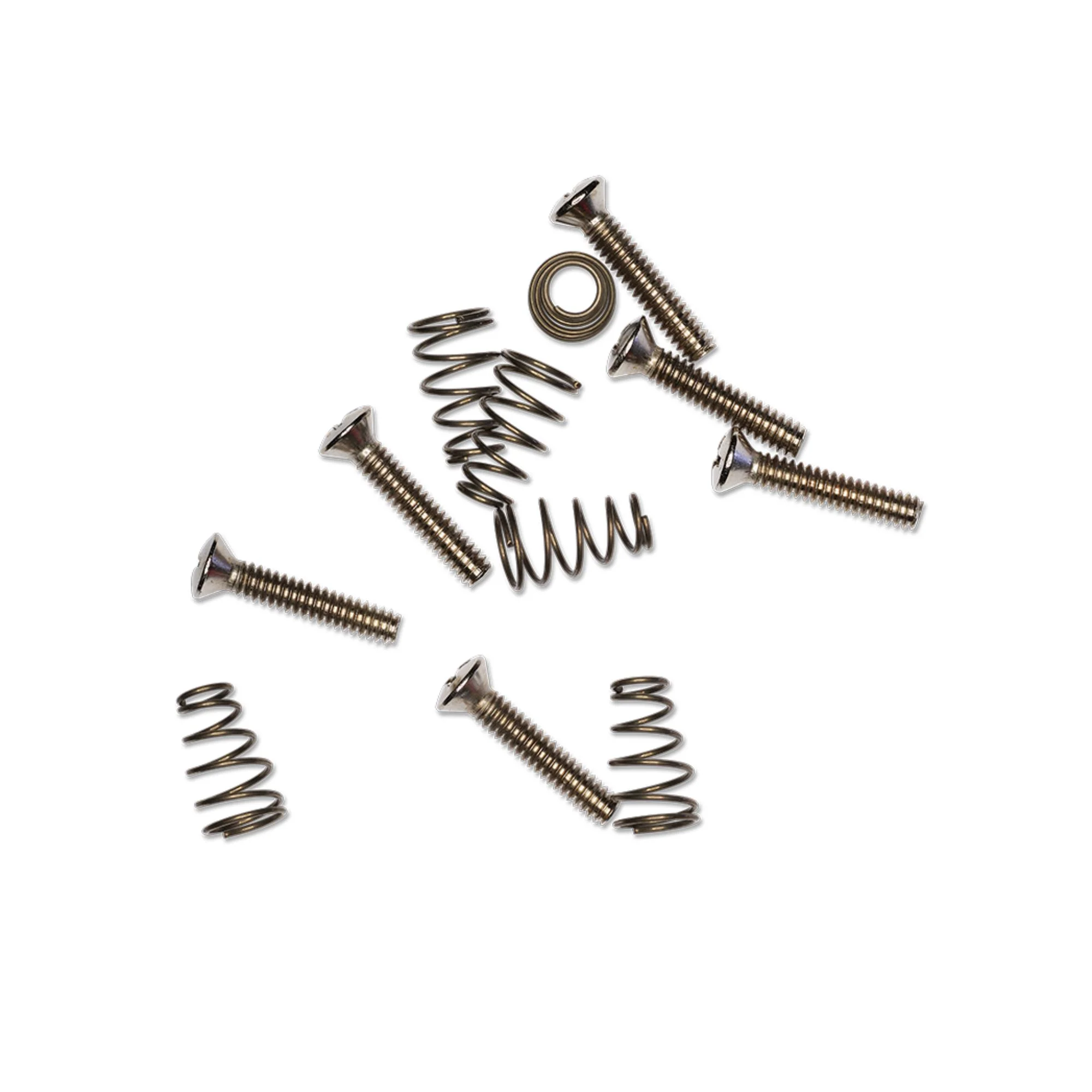 DiMARZIO - Single coil mounting hardware kit. 6 x countersunk Philips head height screws, 6 x conica