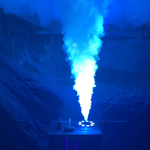 DL Geyser 1000W Fog Machine with LED Light, Timer, and Wireless Remote - Image 3