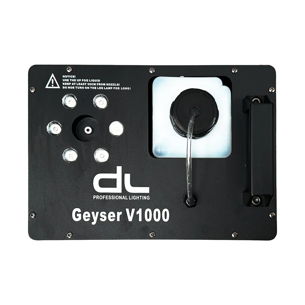 DL Geyser 1000W Fog Machine with LED Light, Timer, and Wireless Remote - Image 7