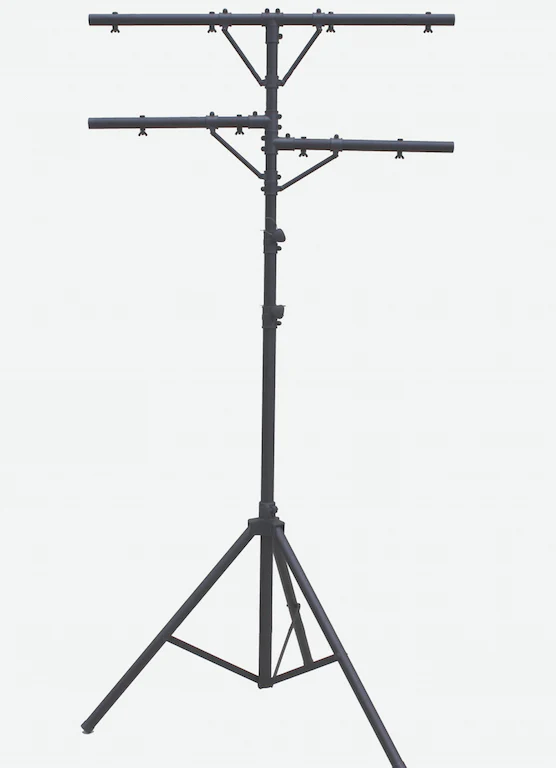 DL Tripod Light Stand with T bar and Dual Side Arms - Image 2