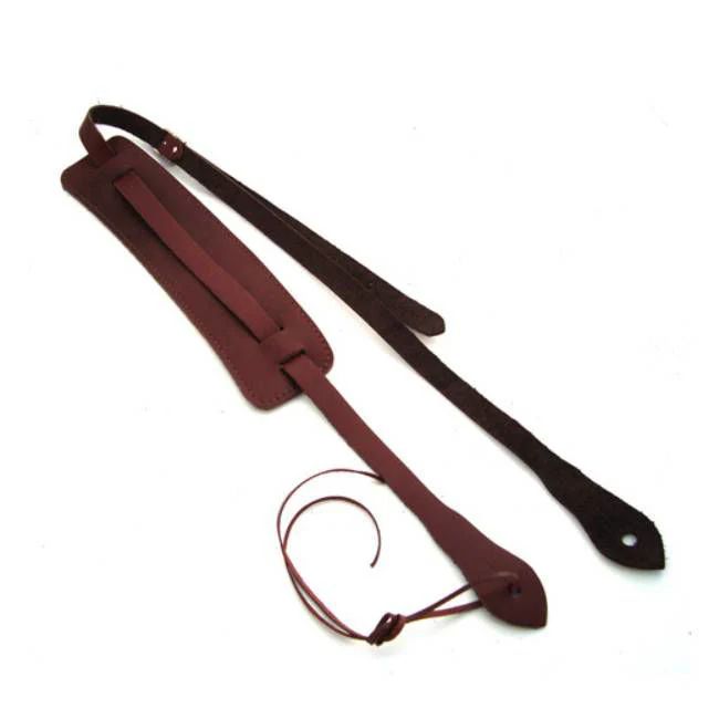 DSL Straps Bluegrass Series Ukulele Strap - Maroon/Brown - Image 2