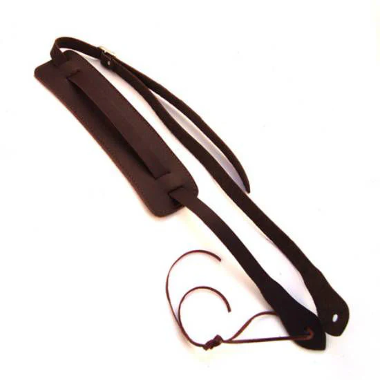 DSL Straps Bluegrass Series Ukulele Strap - Saddle Brown/Brown - Image 2