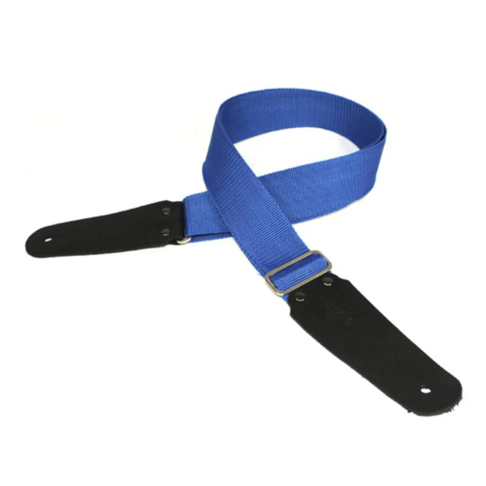 DSL Straps Classic Series Polypropylene Guitar Strap 2in - Blue - Image 2