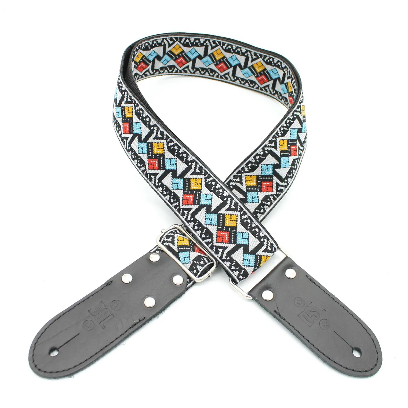 DSL Straps Weaving Jacquard Weaving Guitar Strap 2"  - Crossroads