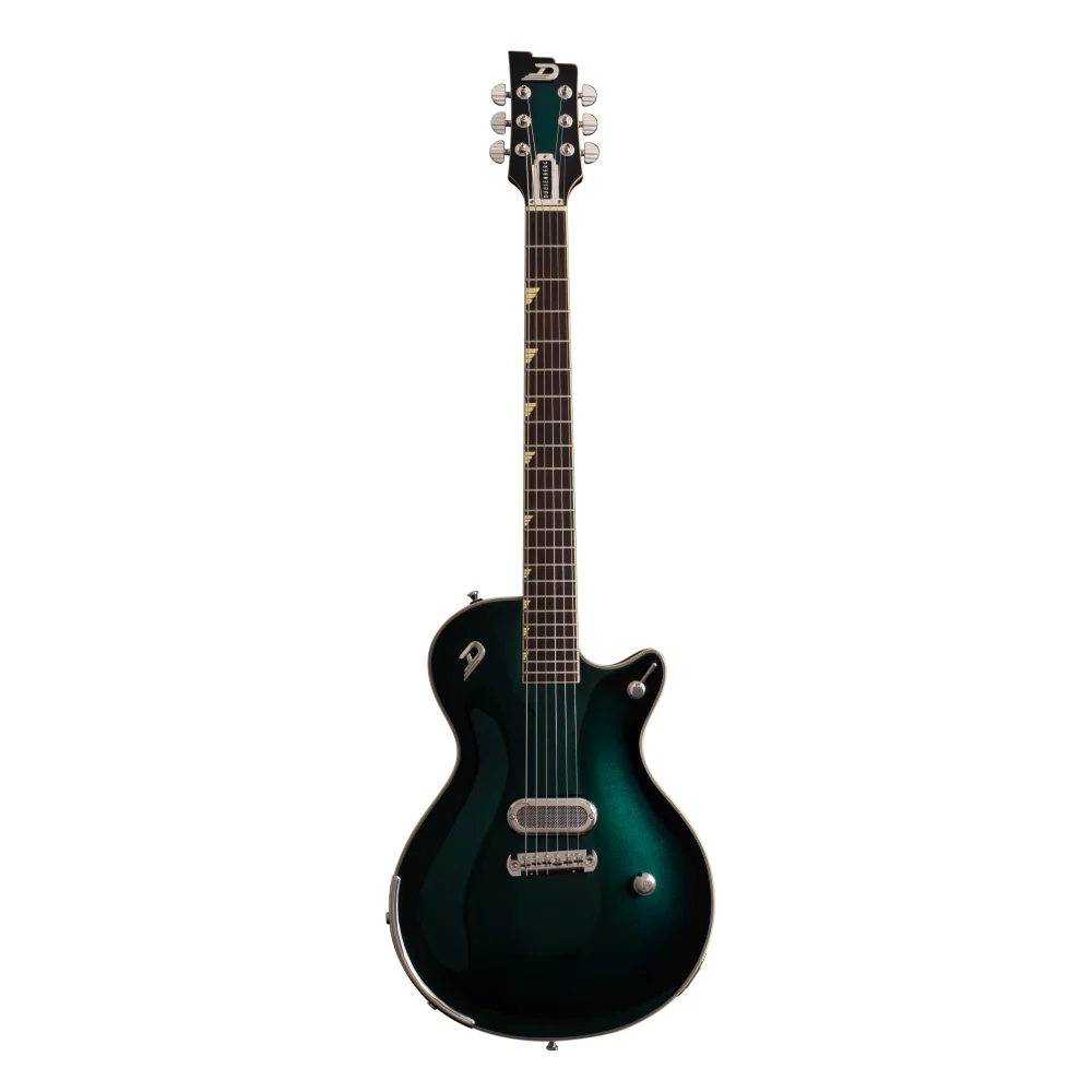 Duesenberg Alliance Series Jeff DaRosa Hollowbody Electric Guitar in Catalina Green Burst - Image 3