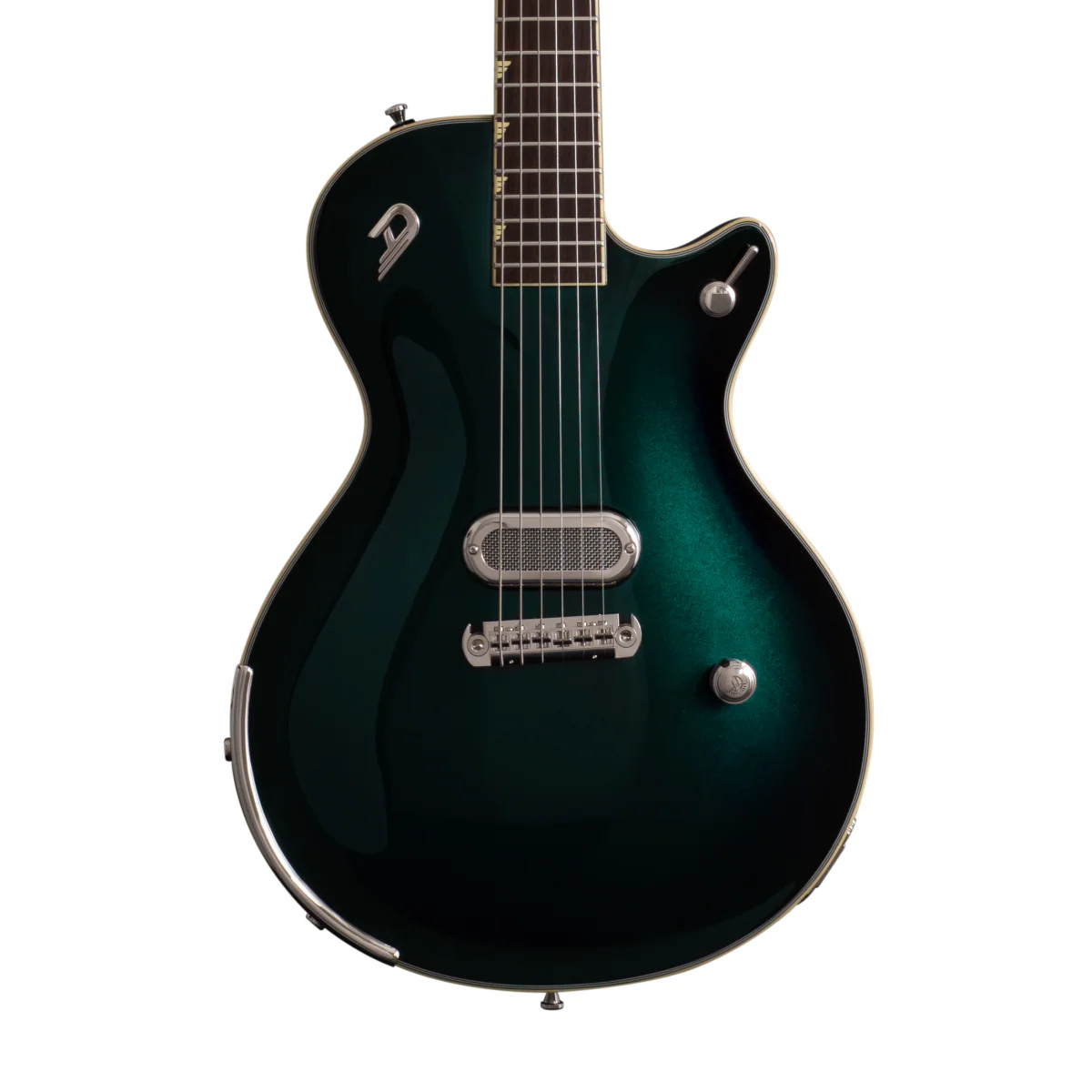 Duesenberg Alliance Series Jeff DaRosa Hollowbody Electric Guitar in Catalina Green Burst - Image 4
