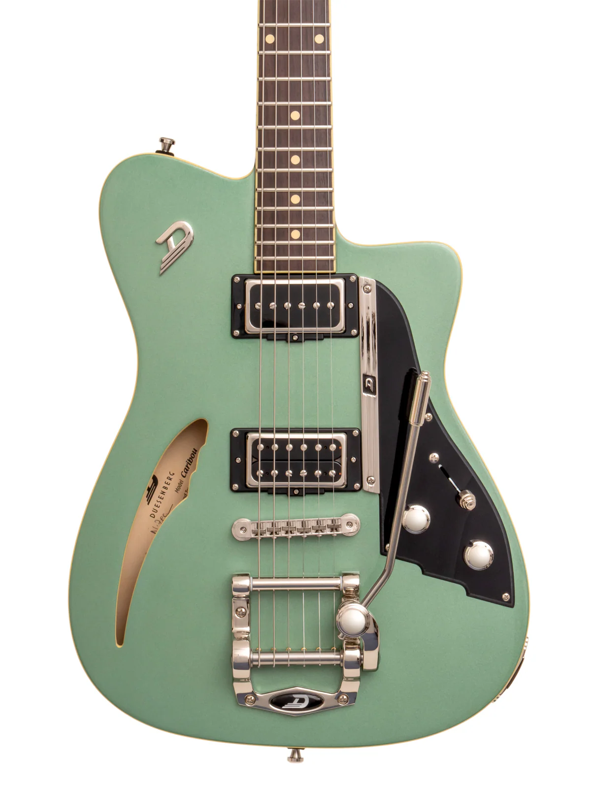 Duesenberg Caribou Electric Guitar in Catalina Harbour Green - Image 2