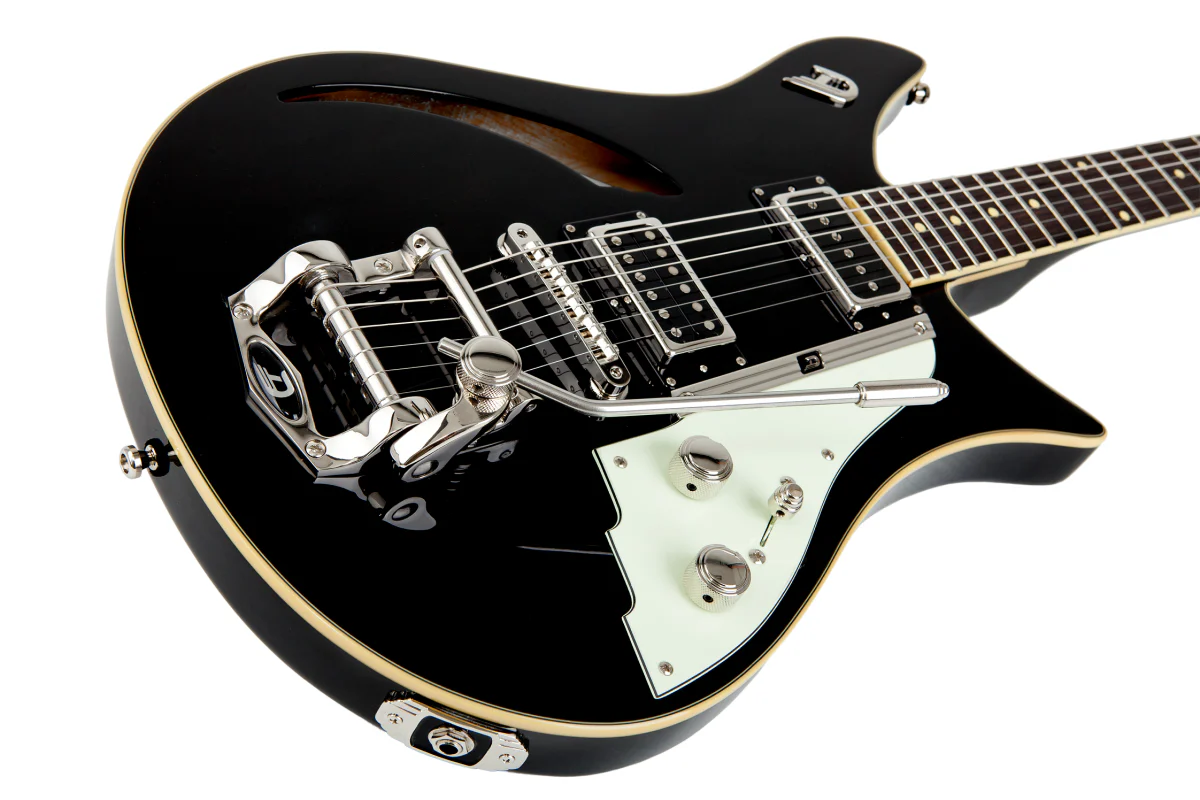 Duesenberg Double Cat Electric Guitar in Black - Image 3