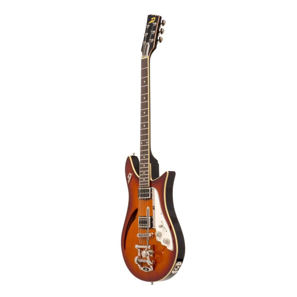 Duesenberg Double Cat Electric Guitar in Vintage Burst - Image 3