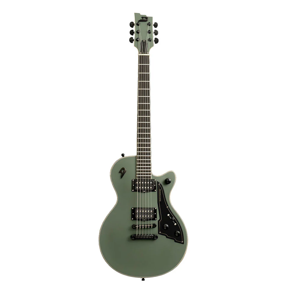 Duesenberg Fantom A Electric Guitar in Matte Olive - Image 2