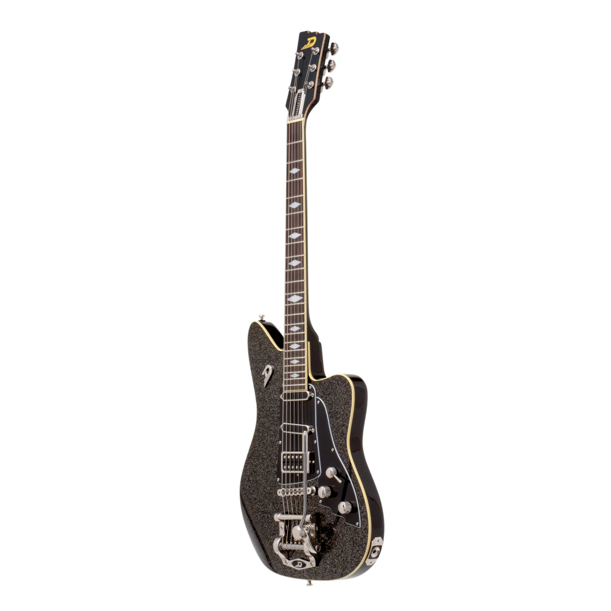 Duesenberg Paloma Electric Guitar in Black Sparkle - Image 2