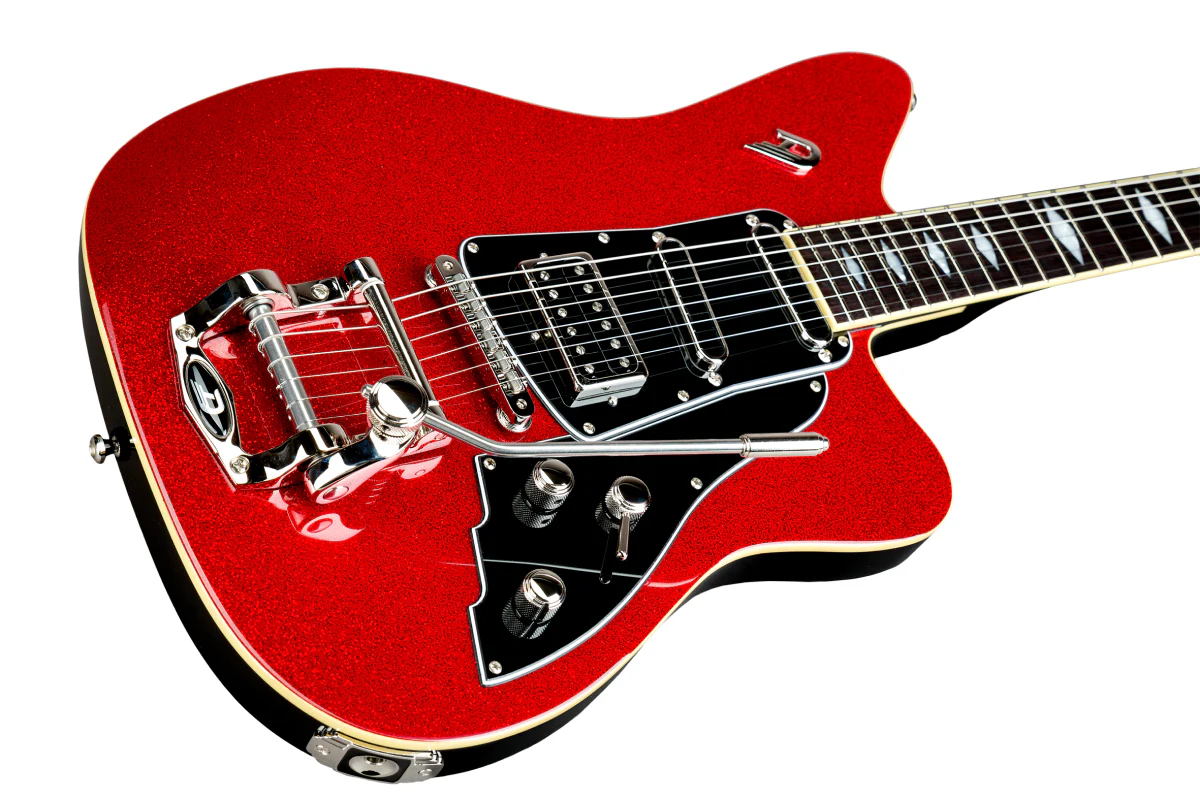 Duesenberg Paloma Electric Guitar in Red Sparkle - Image 3