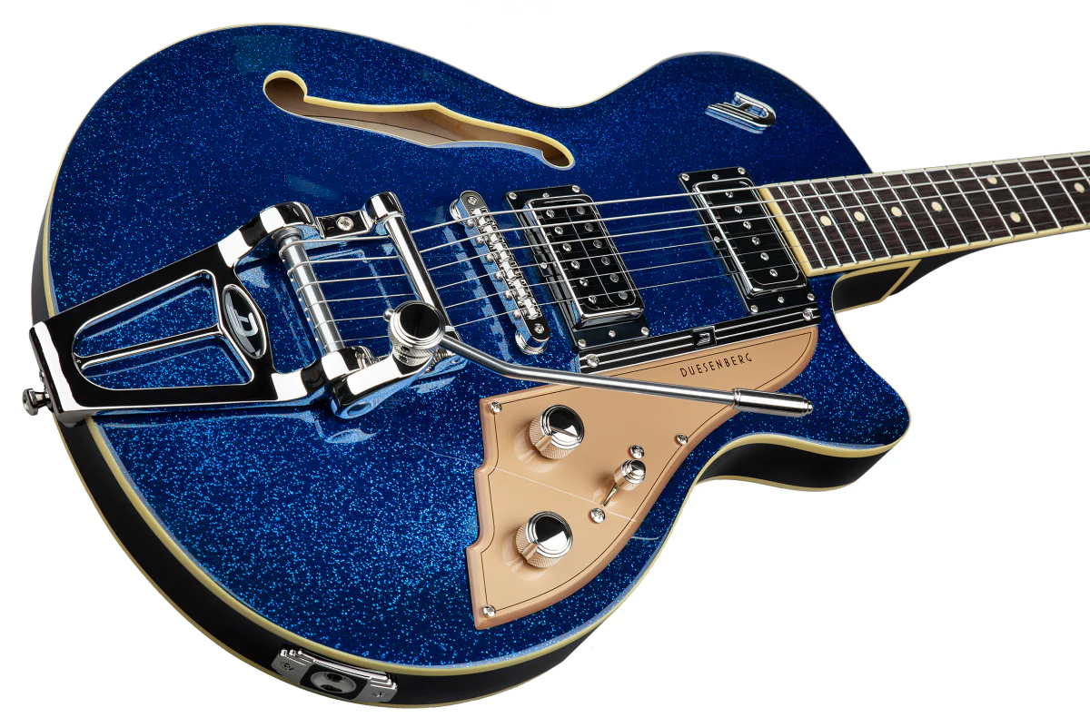 Duesenberg Starplayer TV Electric Guitar in Blue Sparkle - Image 2