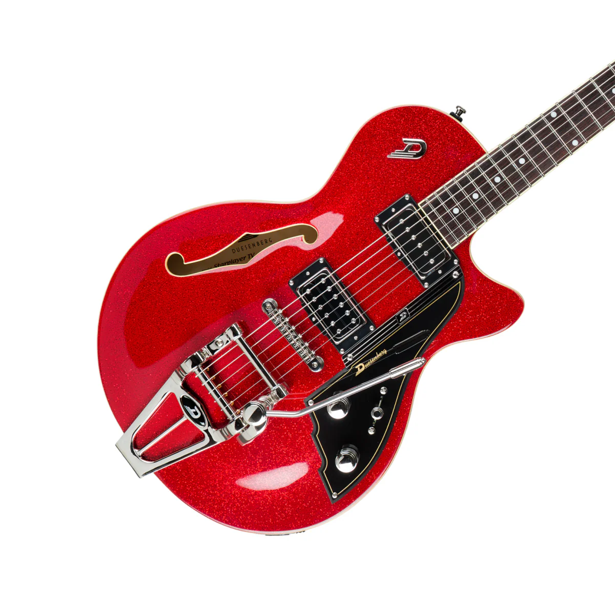 Duesenberg Starplayer TV Electric Guitar in Red Sparkle - Image 2