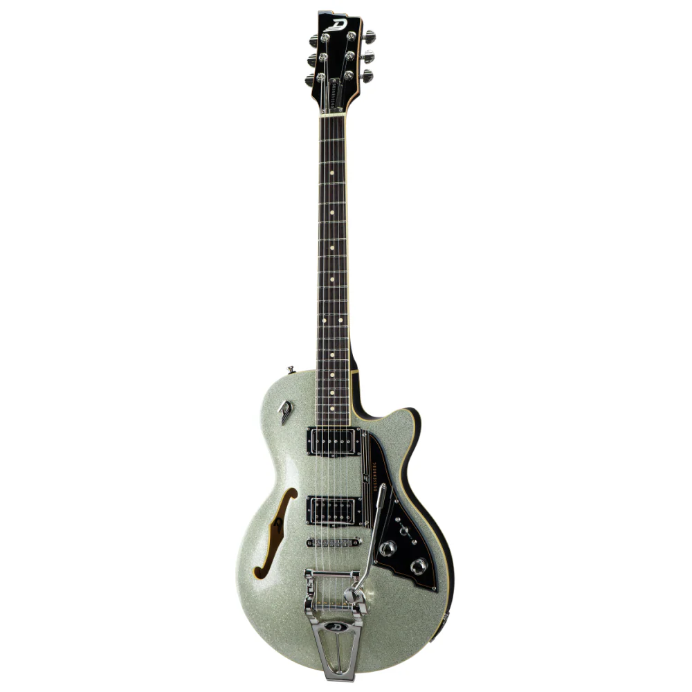 Duesenberg Starplayer TV Electric Guitar in Silver Sparkle - Image 4