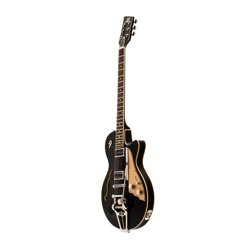 Duesenberg Starplayer TV Hollowbody Electric Guitar in Black - Image 2