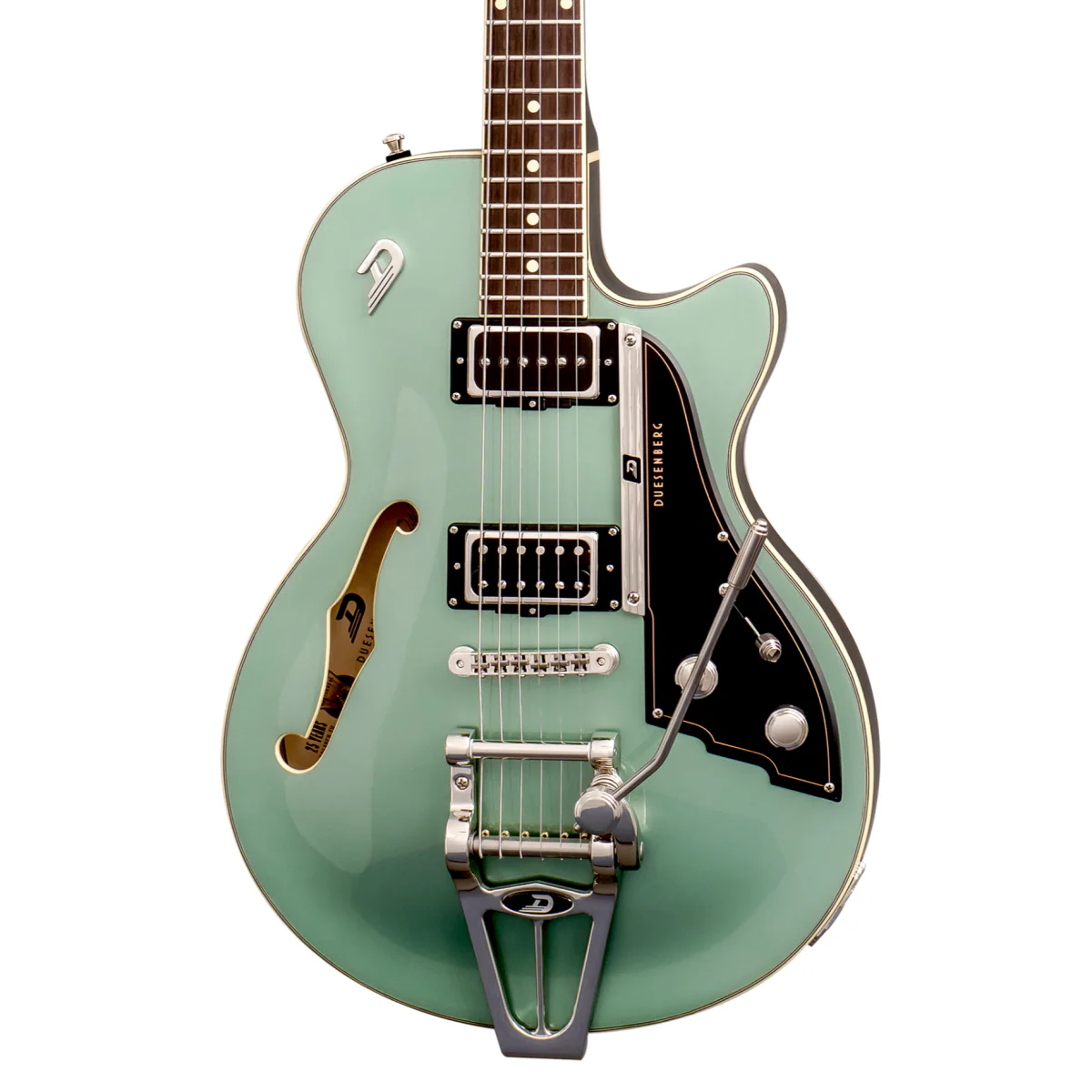 Duesenberg Starplayer TV Hollowbody Electric Guitar in Catalina Harbour Green - Image 4