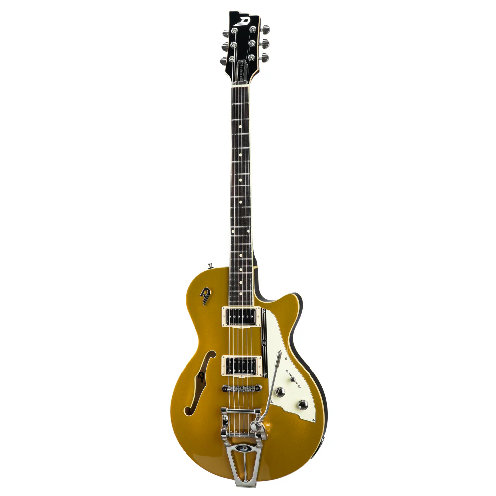 Duesenberg Starplayer TV Hollowbody Electric Guitar in Gold Top - Image 4
