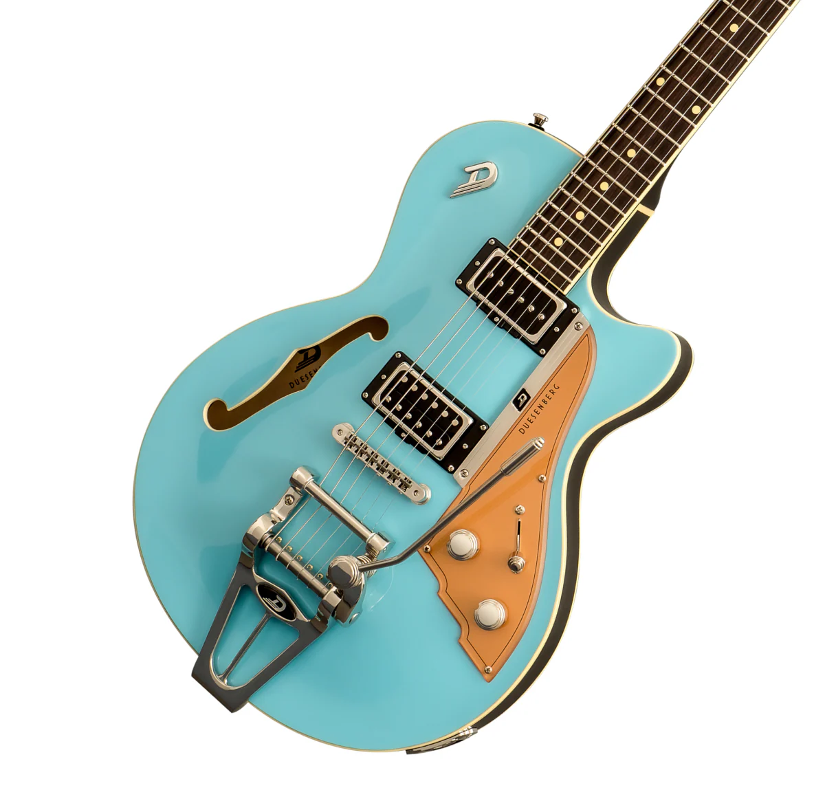 Duesenberg Starplayer TV Hollowbody Electric Guitar in Narvik Blue - Image 2