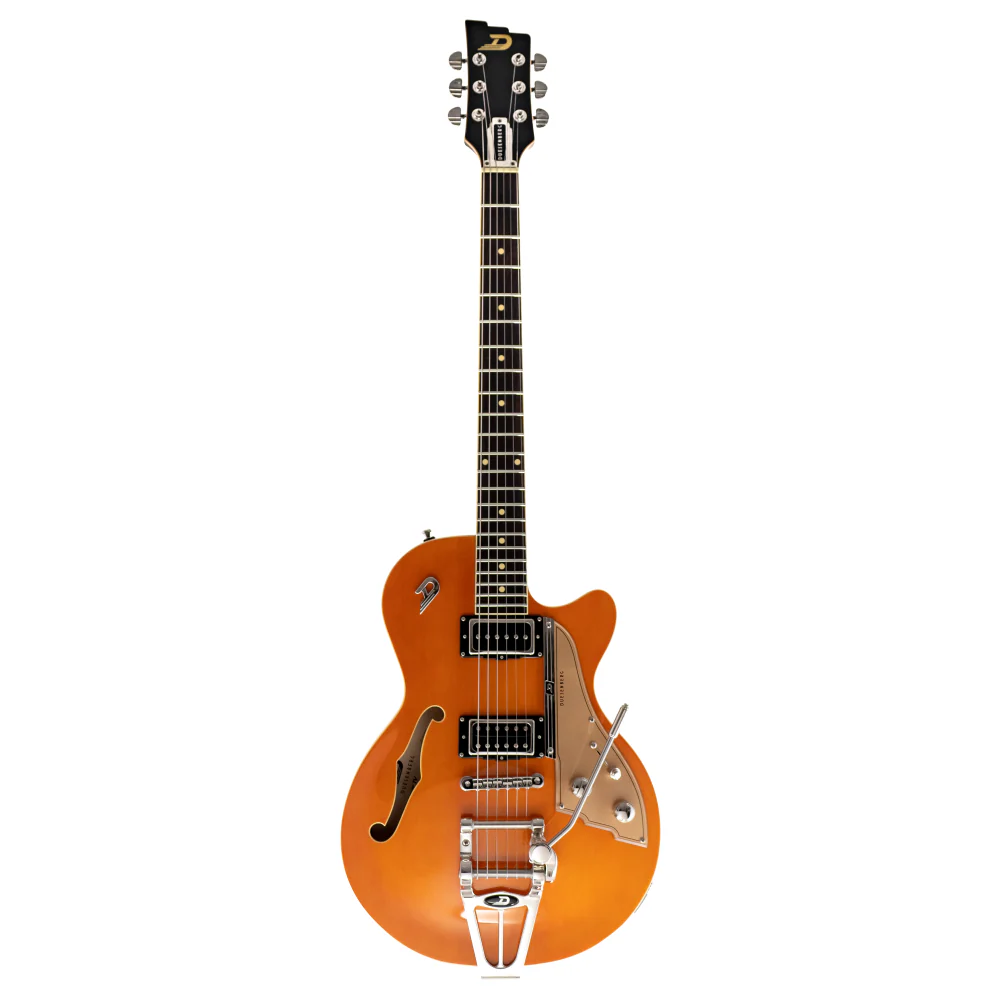 Duesenberg Starplayer TV Hollowbody Electric Guitar in Vintage Orange - Image 4