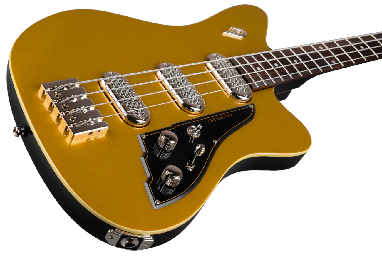 Duesenberg Triton Bass Guitar in Gold Top - Image 2
