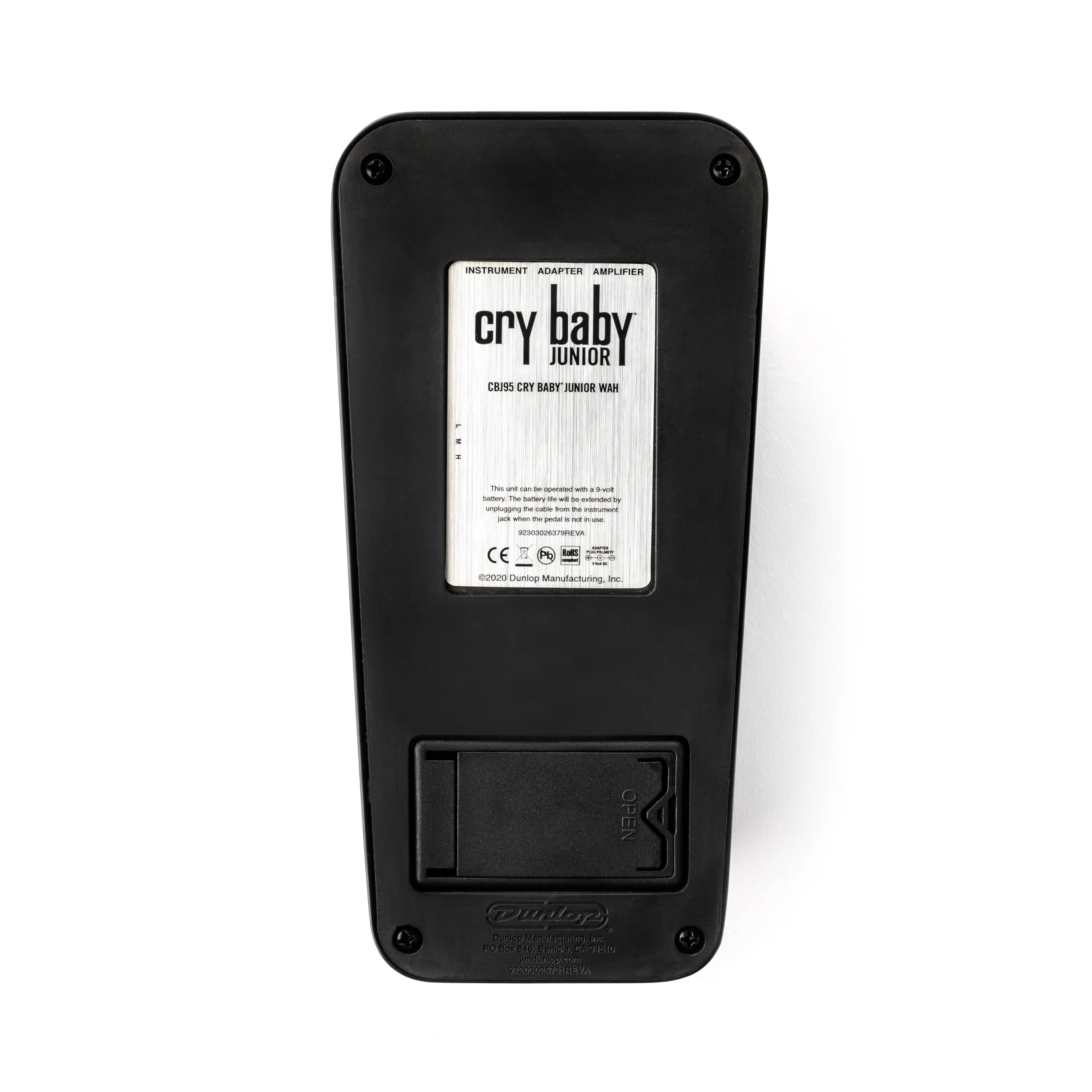 Dunlop Cry Baby Junior Wah in Black (Special Edition) - Image 8