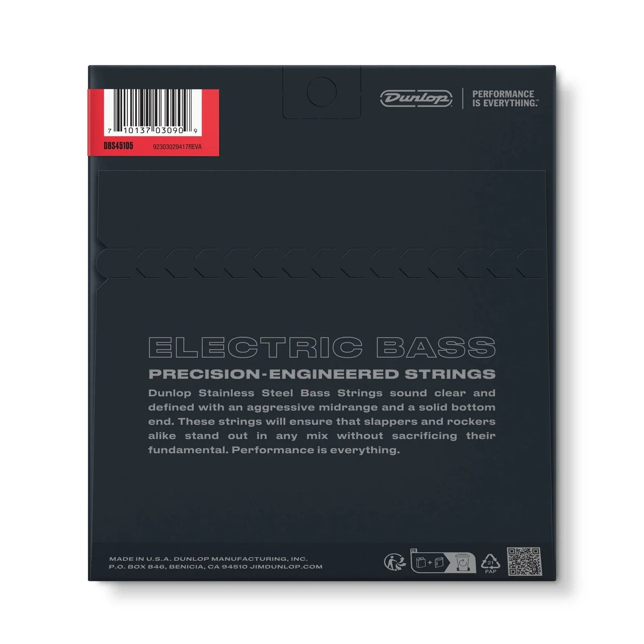 Dunlop DBS45105 Medium Stainless Steel 4-String Bass Guitar Strings - Image 2