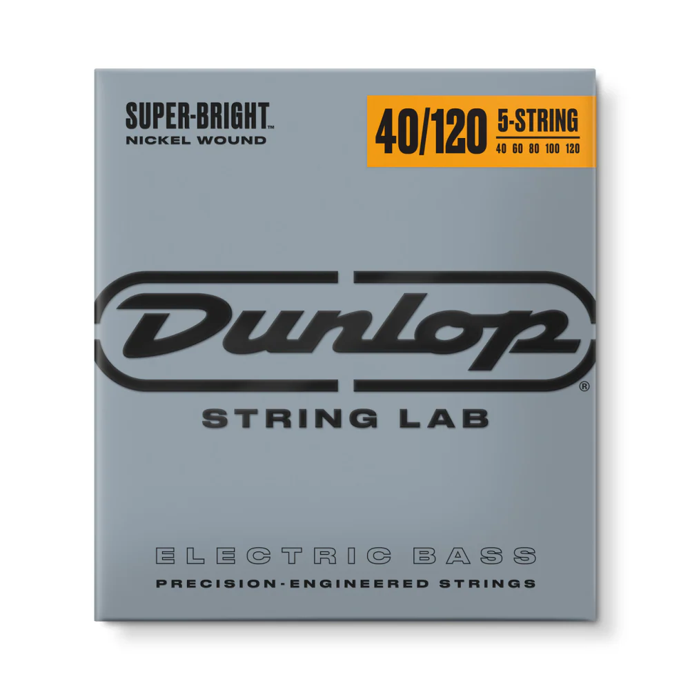 Dunlop DBSBN40120 Super Bright 5-String Bass Strings - 40-120 - Image 3