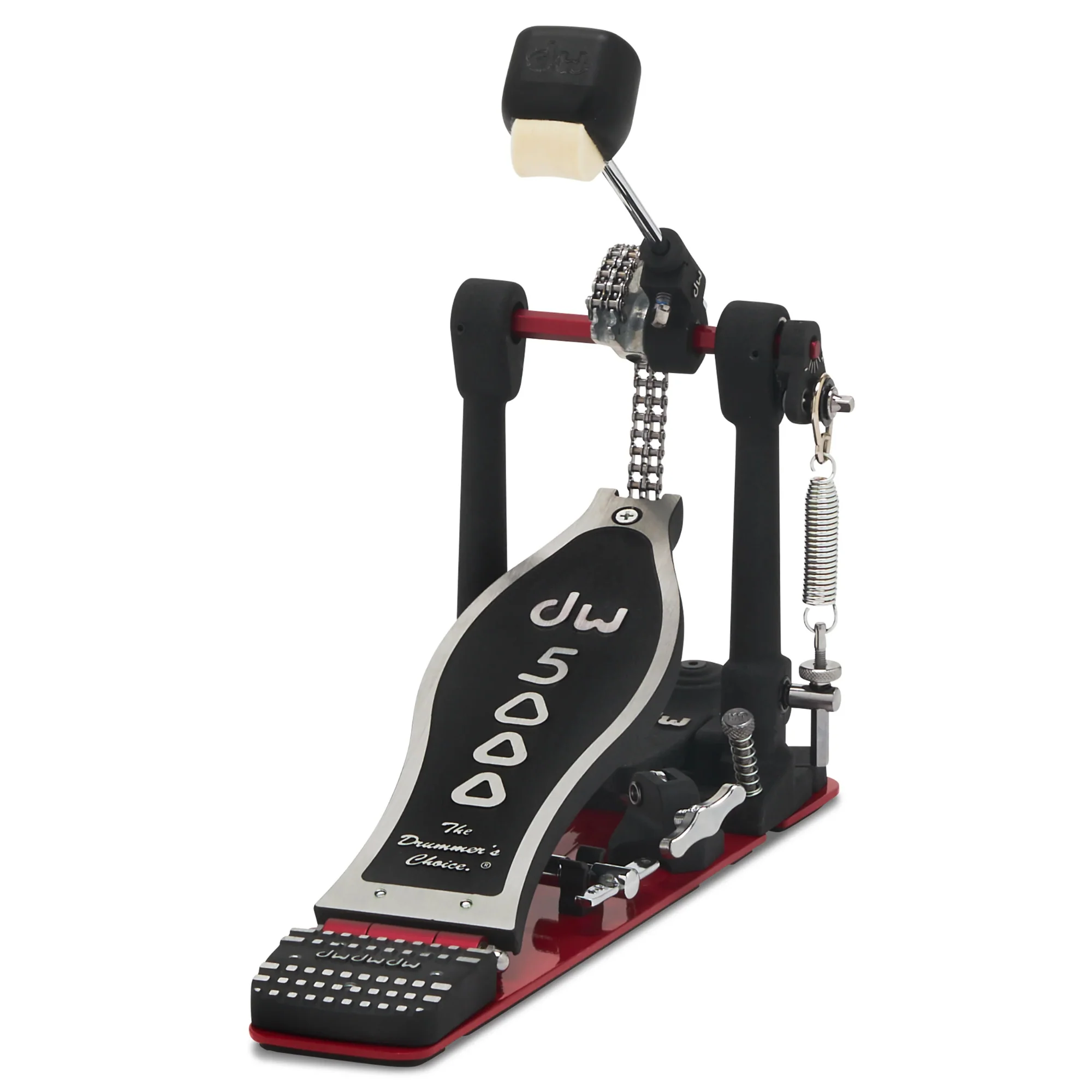 DW 5000 Series Accelerator Solid Footboard Single Bass Drum Pedal with Bag