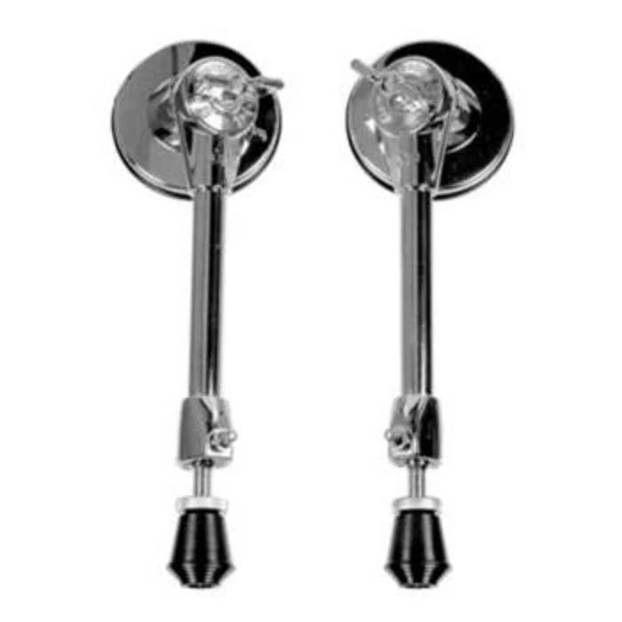 DW Bass Drum Spur Set - Chrome - Image 2