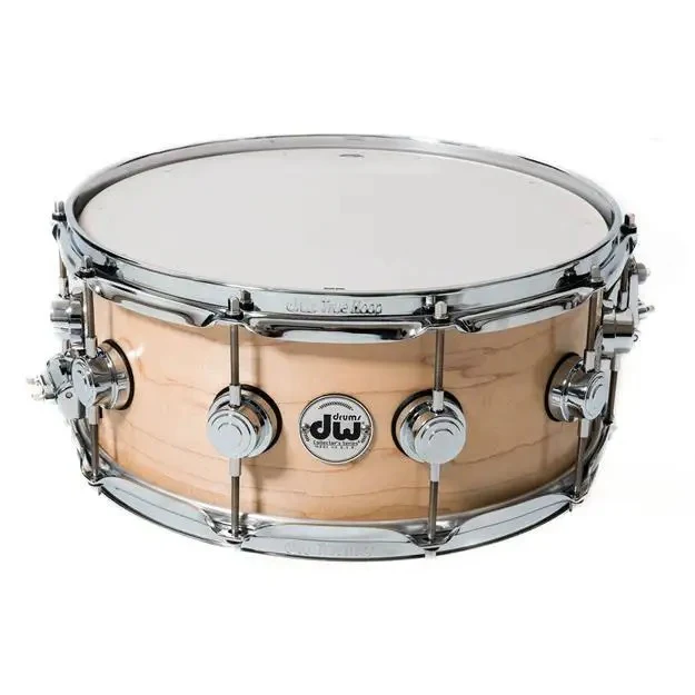 DW Collectors 14 x 6.5 SSC Pure Maple Natural Satin Oil with Chrome Hardware - Image 2