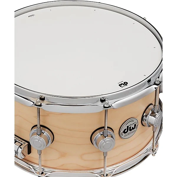 DW Collectors 14 x 6.5 SSC Pure Maple Natural Satin Oil with Chrome Hardware - Image 5