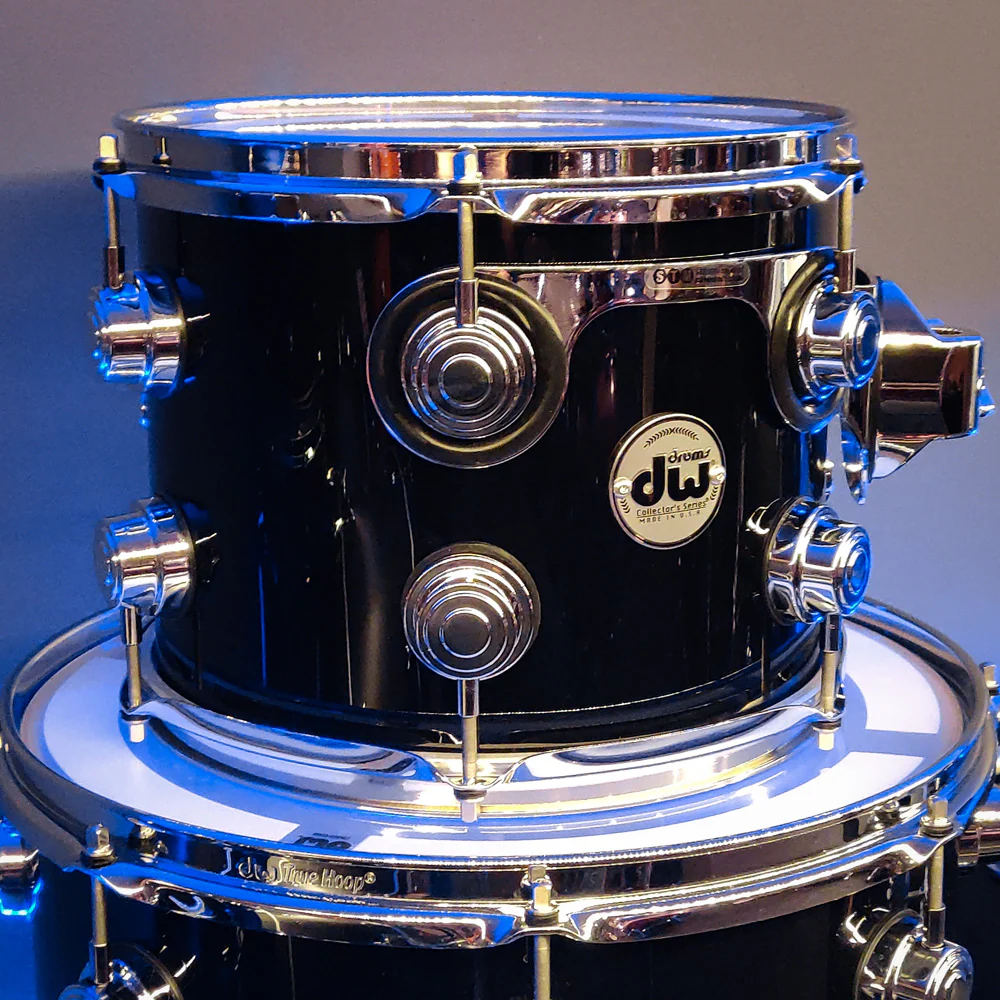 DW Collectors Maple SSC 20/10/14 3pc Drum Shell Pack - Gloss Black Finish Ply - Image 6