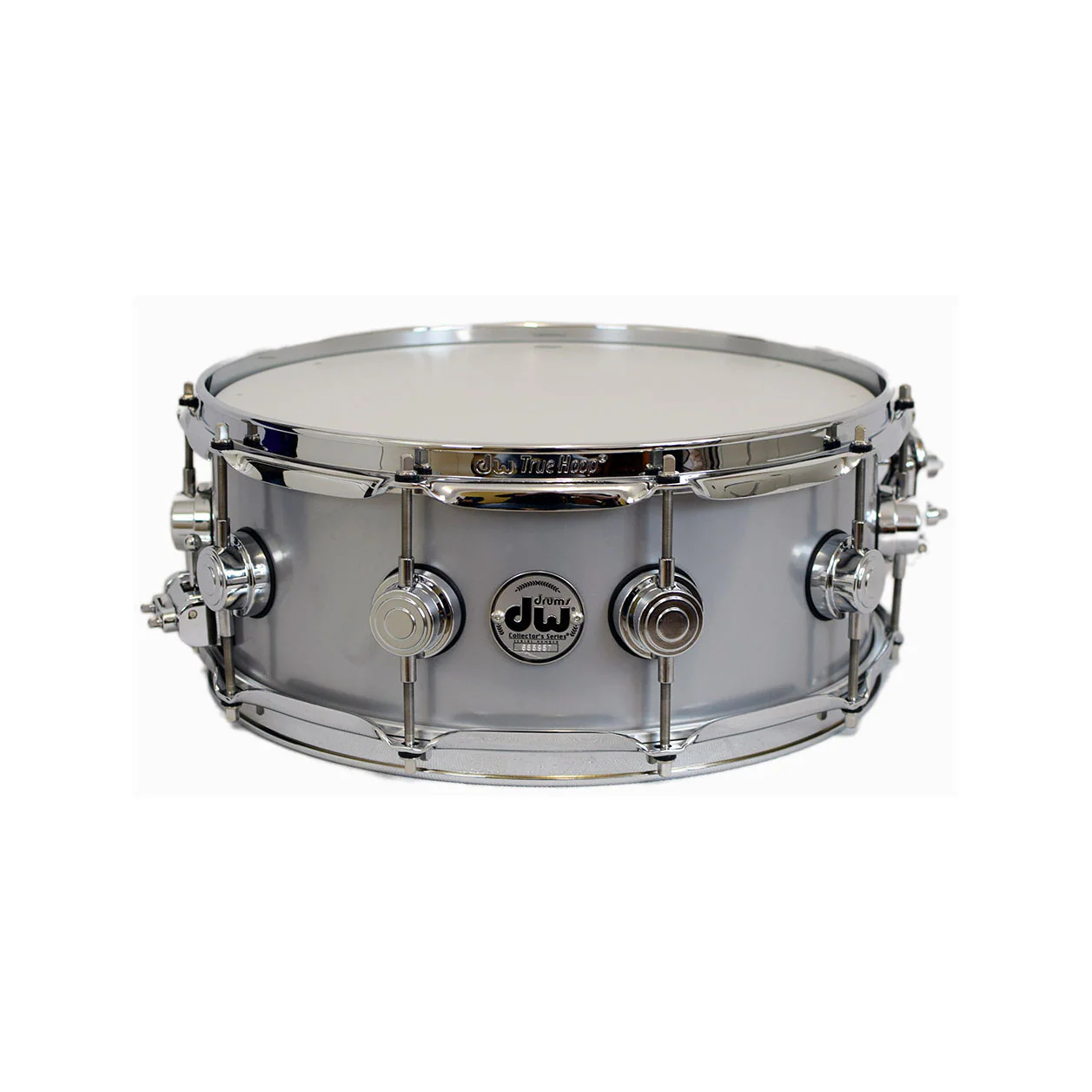 DW Collectors Series 14 x 5.5 inch Snare Drum in Thin Aluminum - Image 2