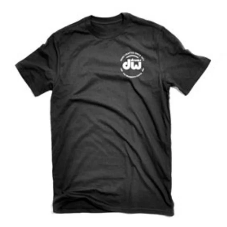 DW Drums Workshop Logo Corp T-Shirt in Black (Medium) - Image 4
