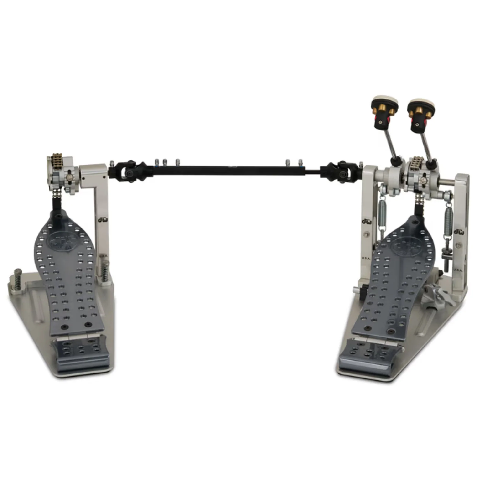 DW MFG Series Machined Chain Drive Double Bass Drum Pedal with Bag - Image 2