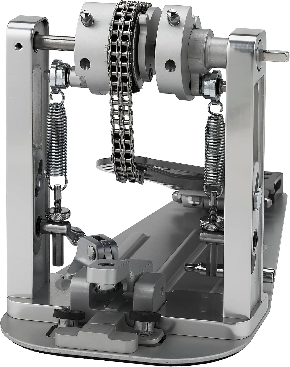 DW MFG Series Machined Chain Drive Double Bass Drum Pedal with Bag - Image 3