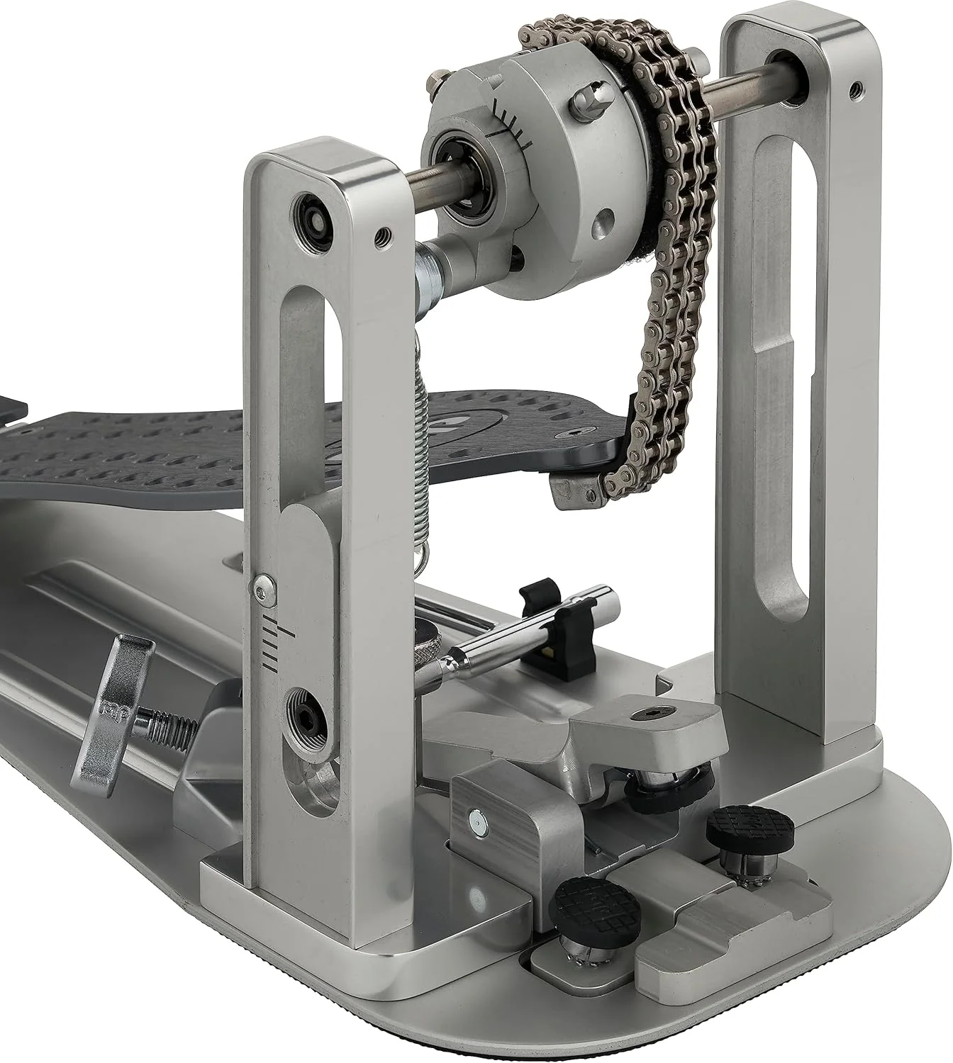 DW MFG Series Machined Chain Drive Double Bass Drum Pedal with Bag - Image 5