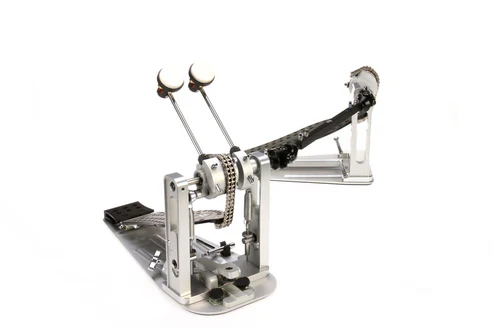 DW MFG Series Machined Chain Drive Double Bass Drum Pedal with Bag - Black - Image 4