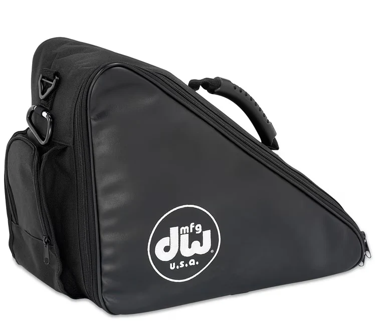 DW MFG Series Machined Chain Drive Single Bass Drum Pedal with Bag - Black - Image 4