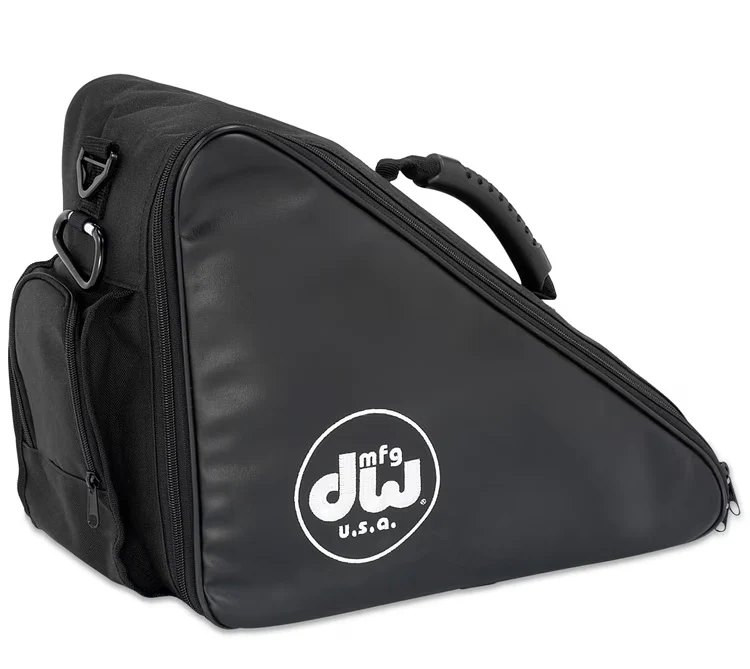 DW MFG Series Machined Chain Drive Single Bass Drum Pedal with Bag - Gray - Image 4