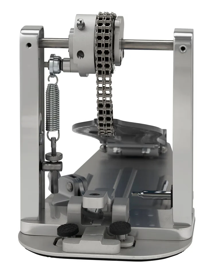 DW MFG Series Machined Chain Drive Single Bass Drum Pedal with Bag - Gray - Image 5