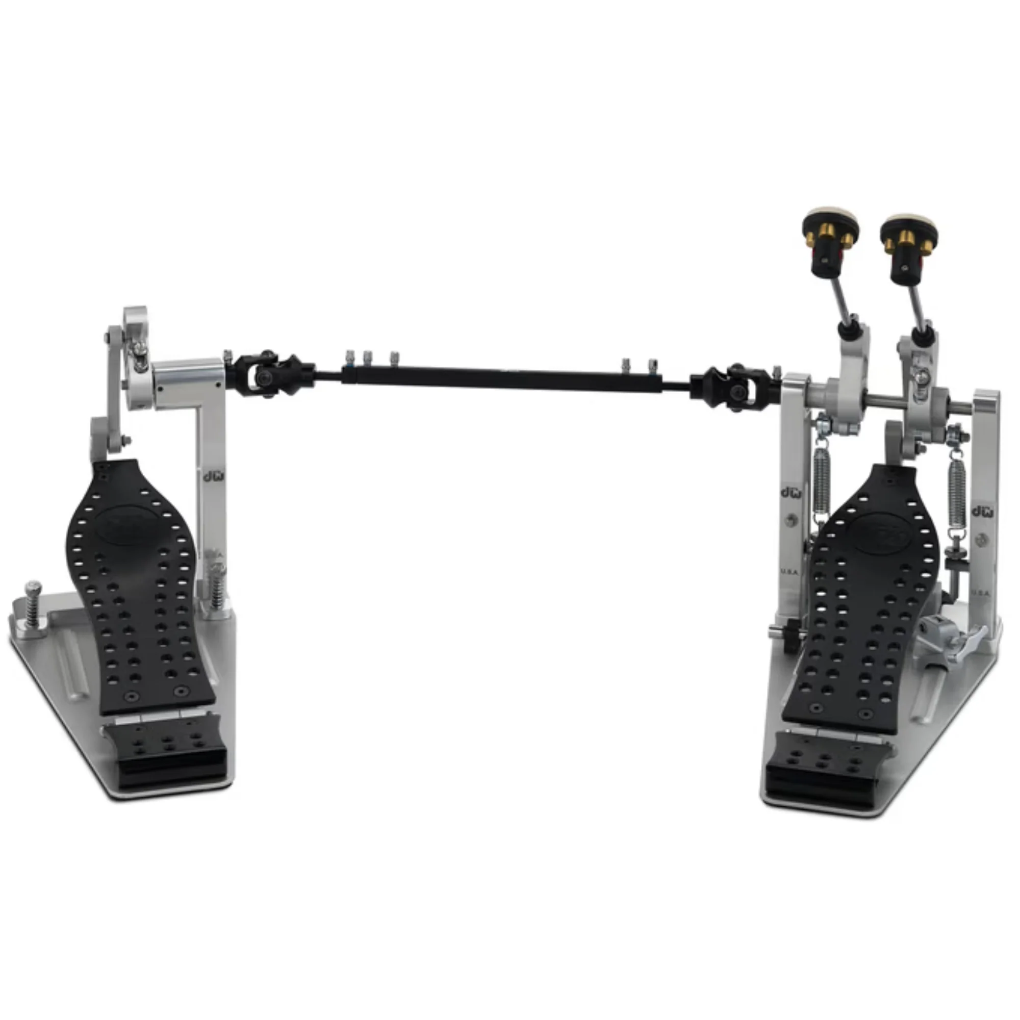 DW MFG Series Machined Direct Drive Double Bass Drum Pedal with Bag - Black - Image 2