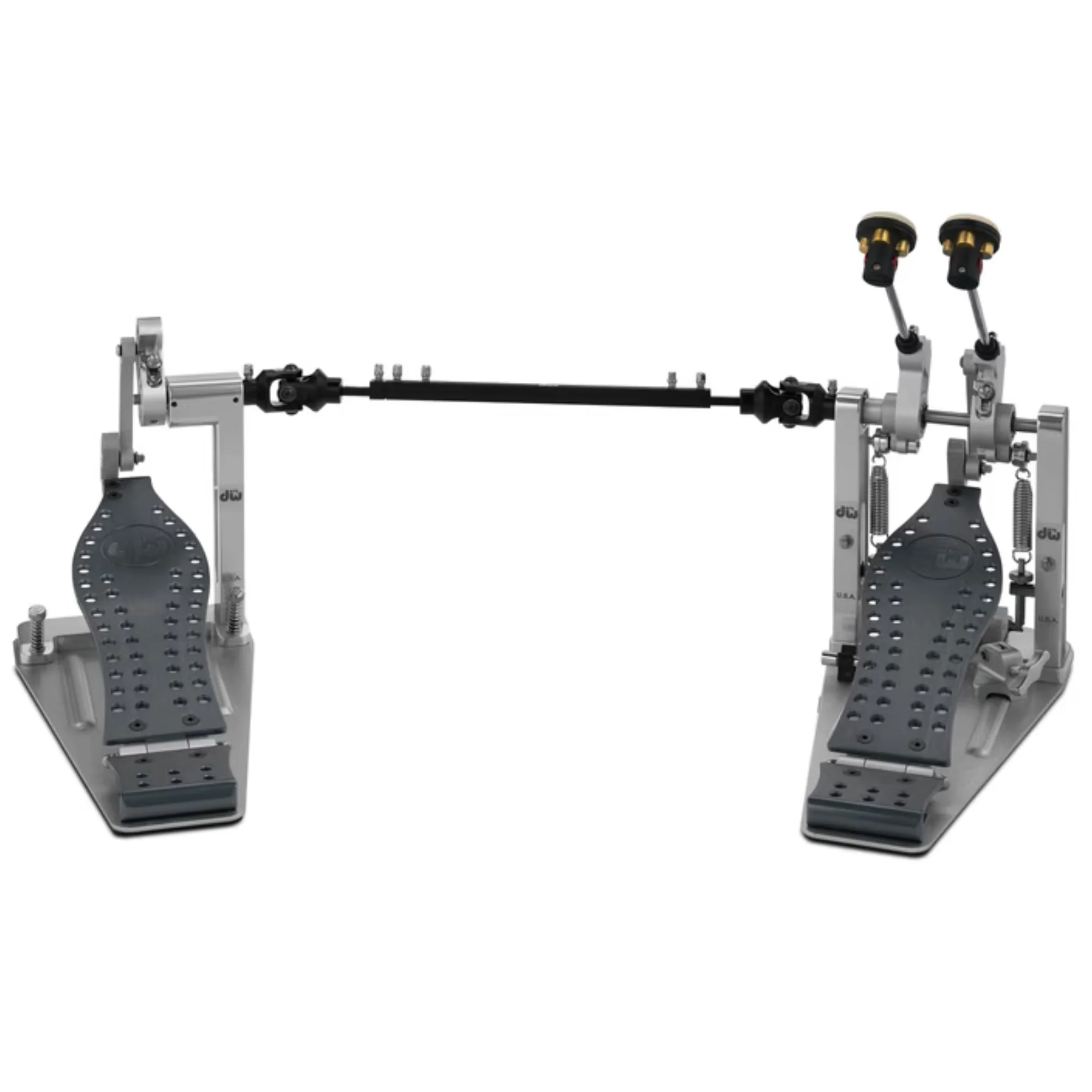 DW MFG Series Machined Direct Drive Double Bass Drum Pedal with Bag - Gray - Image 5