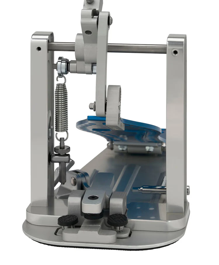 DW MFG Series Machined Direct Drive Single Bass Drum Pedal with Bag - Blue - Image 3