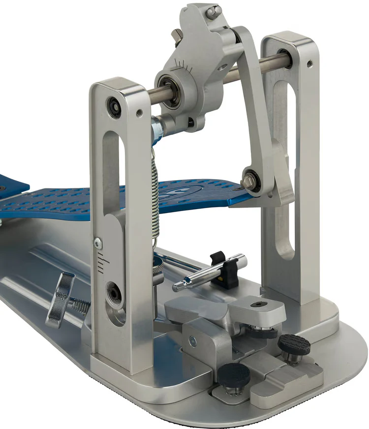 DW MFG Series Machined Direct Drive Single Bass Drum Pedal with Bag - Blue - Image 5