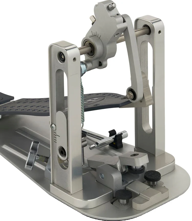DW MFG Series Machined Direct Drive Single Bass Drum Pedal with Bag - Gray - Image 3