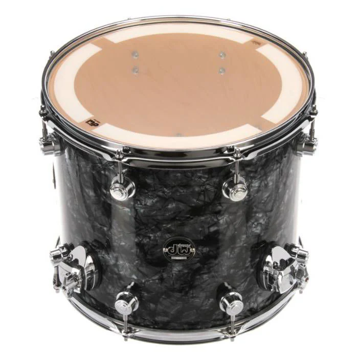 DW Performance FinishPly 14x16 Inch Floor Tom - Black Diamond - Image 4