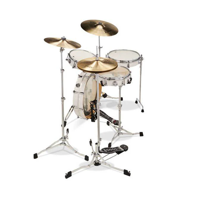 DW Performance Low-Pro 4-Piece Shell Pack Drum Kit in White Marine - Image 2